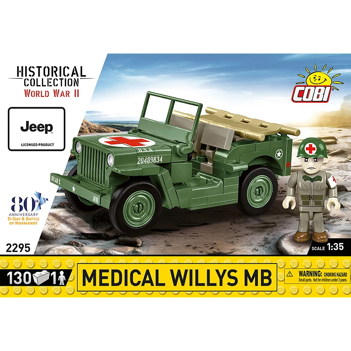 COBI™ Jeep Medical Willys MB Vehicle Set# 2295