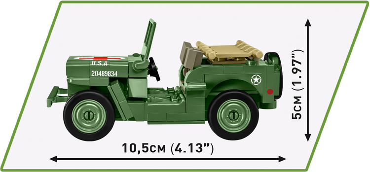 COBI™ Jeep Willys MB Vehicle Set #2296