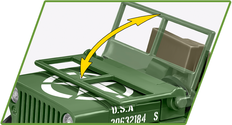 COBI™ Jeep Willys MB Vehicle Set #2296