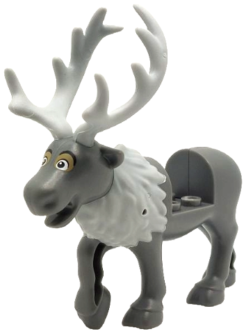 LEGO® 23946c01pb01 Sven Reindeer w/ Molded Rubber Antlers, Neck Fur