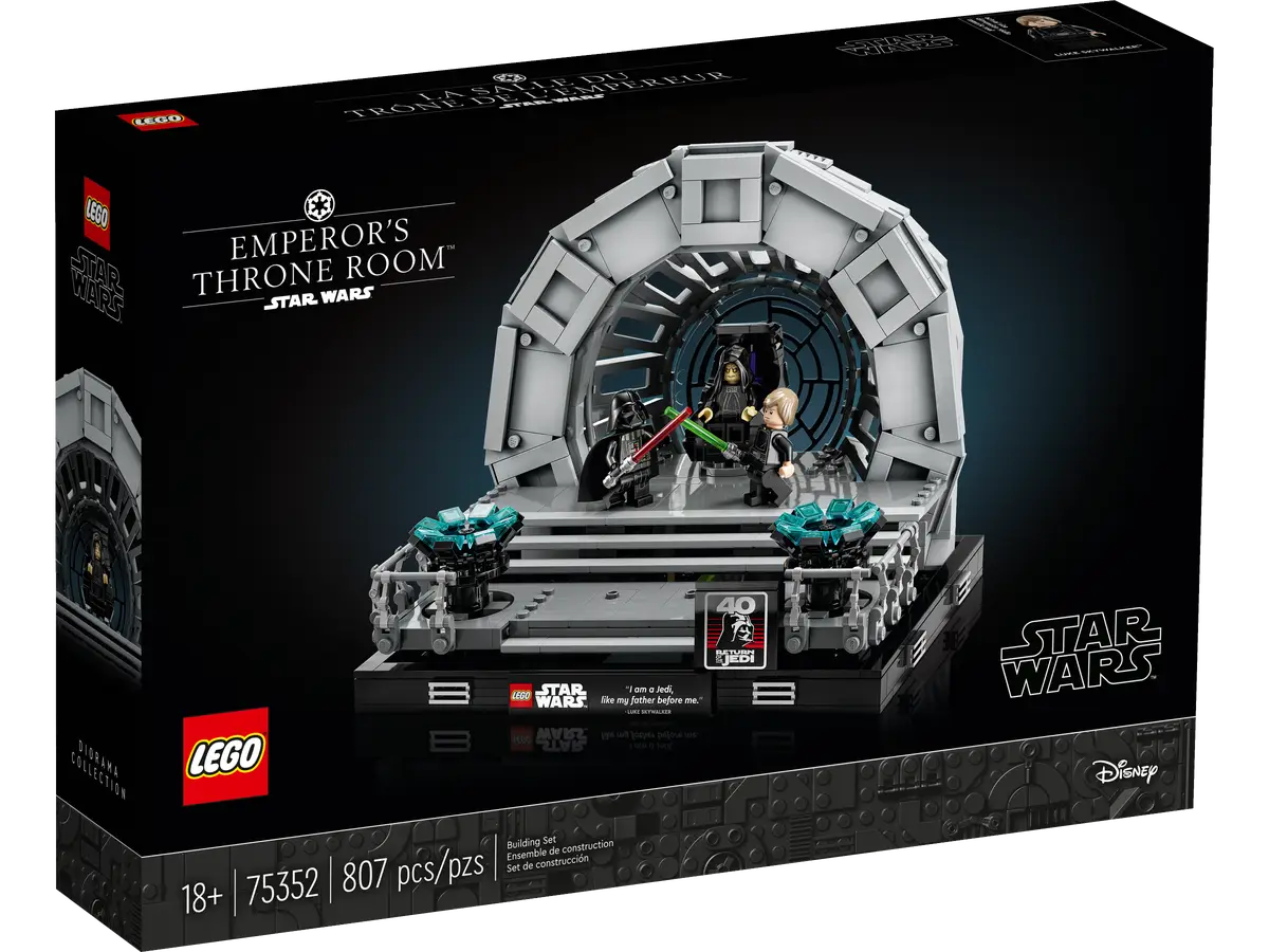 LEGO® Star Wars 75352 Emperors Throne Room Diorama Building Kit