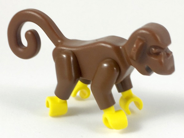 LEGO® Minifigure Animals – 2550c01 Monkey with Yellow Hands and Feet