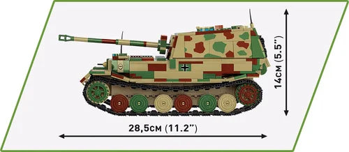 COBI™ PanzerJager Tiger (P) Elefant Tank Destroyer : Set #2582