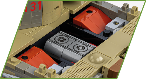 COBI™ Tank Museum Panzer Tiger VI No. 131 Tank: Set #2588