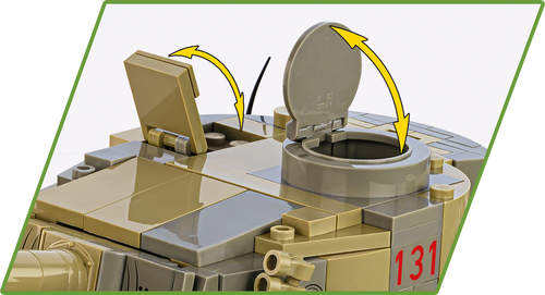 COBI™ Tank Museum Panzer Tiger VI No. 131 Tank: Set #2588