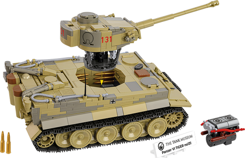 COBI™ Tank Museum Panzer Tiger VI No. 131 Tank: Set #2588