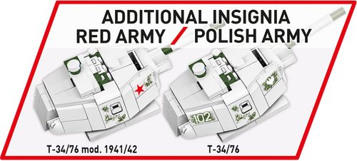 COBI™ T-34/76 mod. 1941/42 Tank : Set #2595