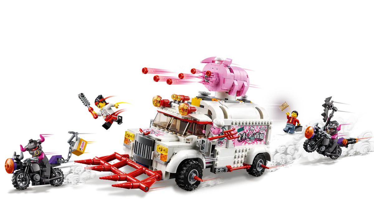 LEGO® Monkie Kid 80009 Pigsy's Food Truck Building Kit