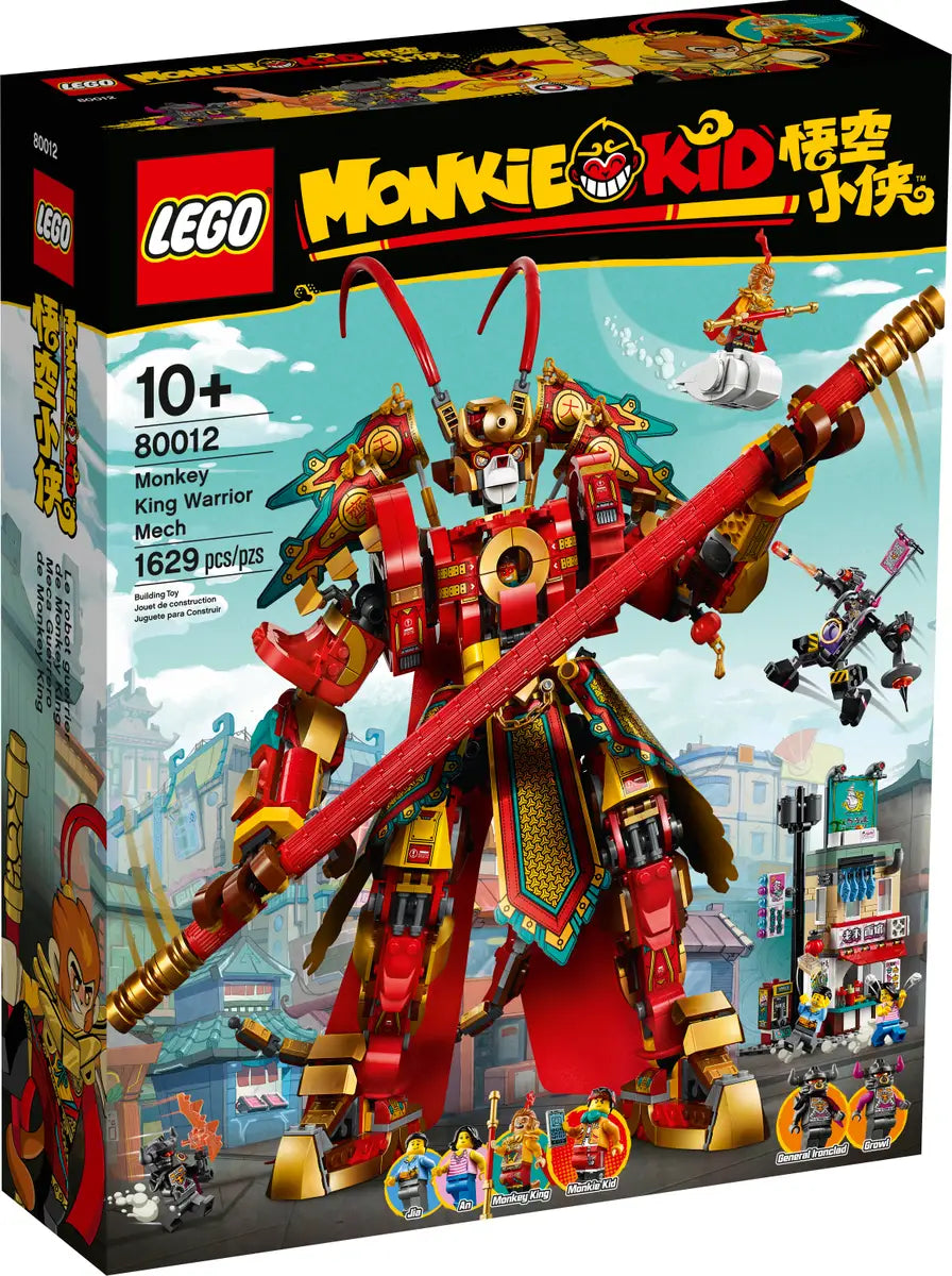 LEGO® Monkie Kid 80012 Monkie King Warrior Mech Building Kit