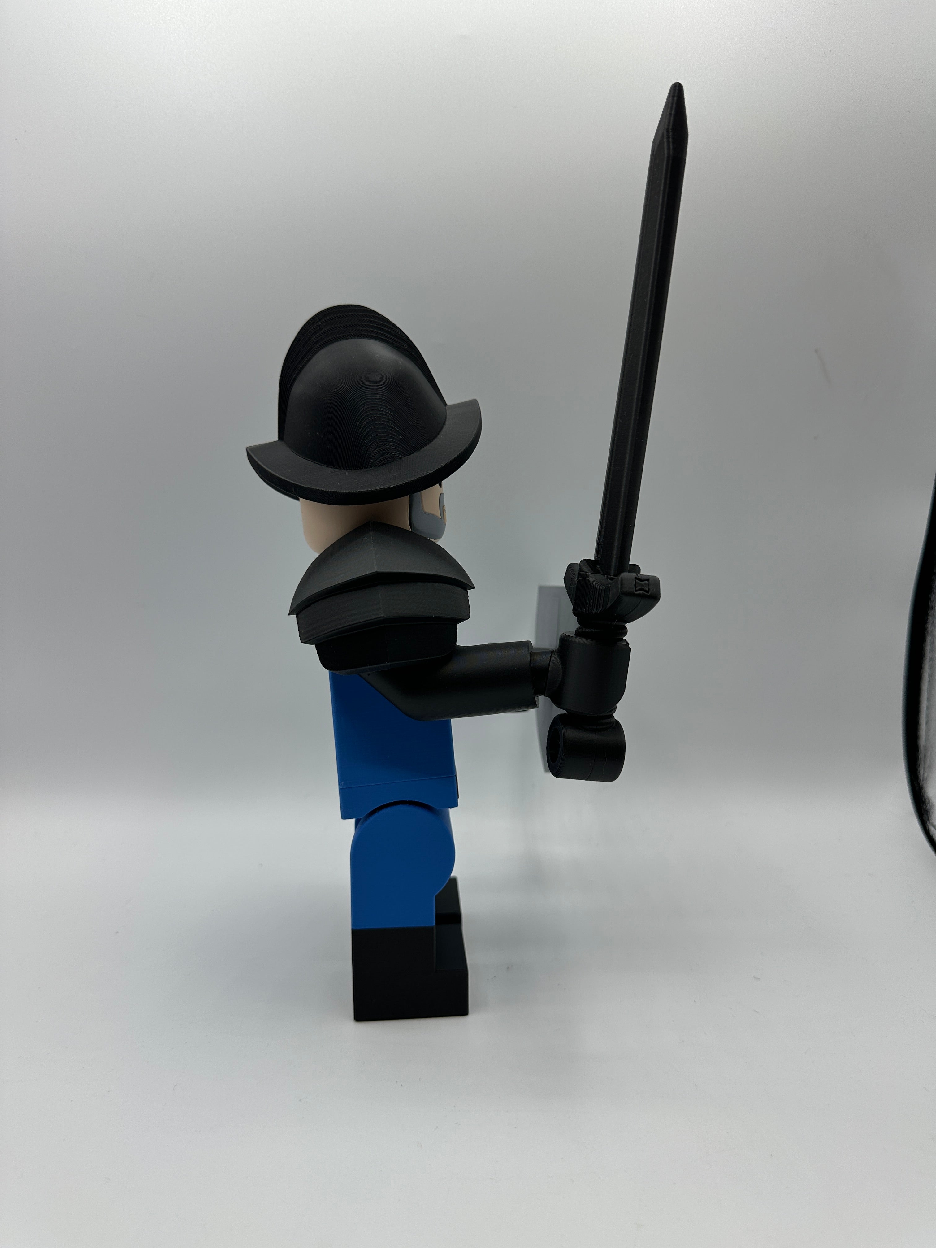 LEGO-inspired Spaniard Knight Display Figure Collectible
