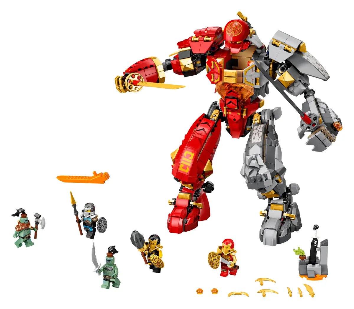 LEGO® NINJAGO 71720 Fire Stone Mech Building Kit