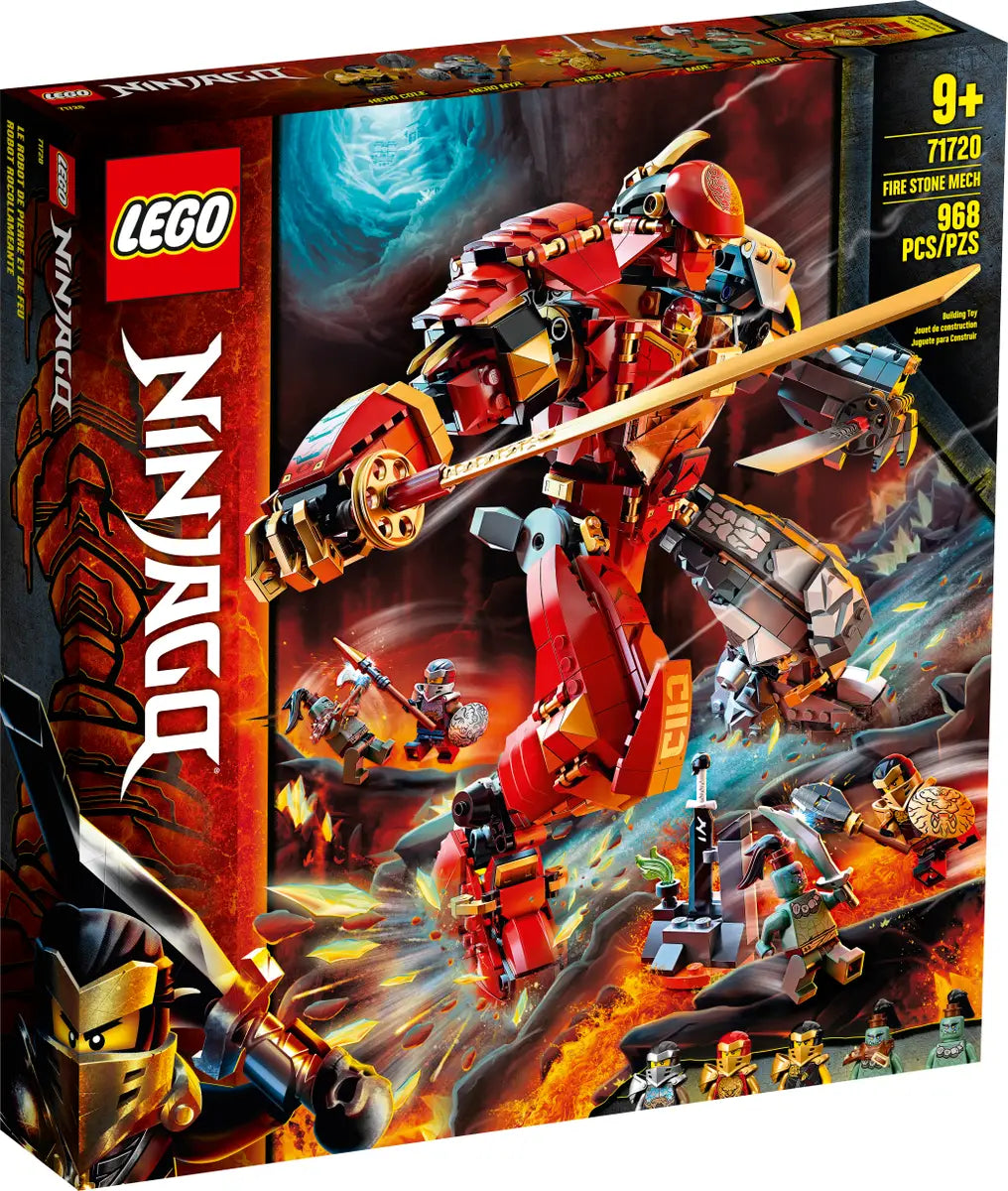 LEGO® NINJAGO 71720 Fire Stone Mech Building Kit