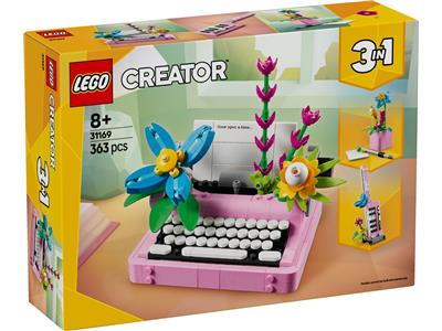 LEGO® Creator 31169 - Typewriter with Flowers Preowned Building Kit