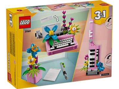 LEGO® Creator 31169 Typewriter with Flowers Building Kit