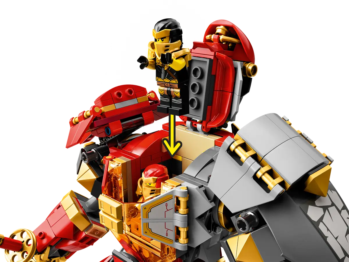 LEGO® NINJAGO 71720 Fire Stone Mech Building Kit