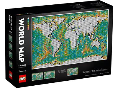 LEGO® Art 31203-1 - World Map