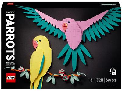 LEGO® Art 31211 The Fauna Collection - Macaw Parrots Building Kit