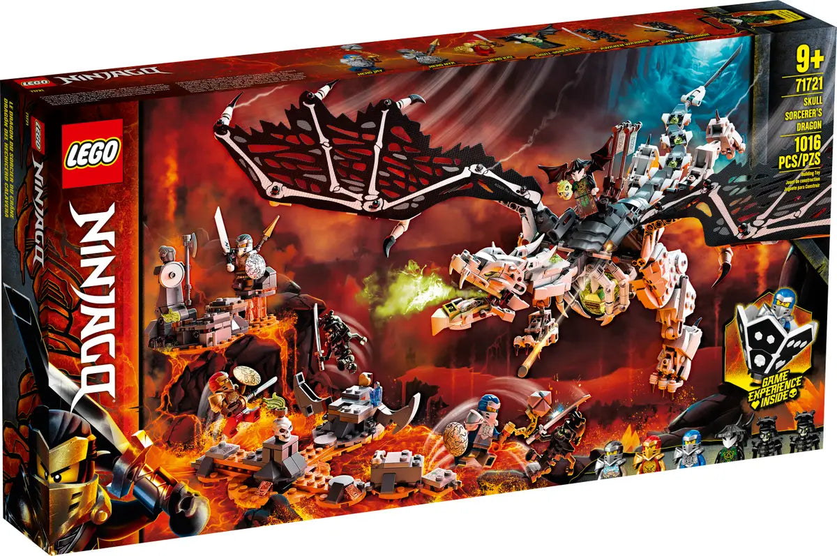 LEGO® NINJAGO 71721 - Skull Sorcerers Dragon Preowned Building Kit