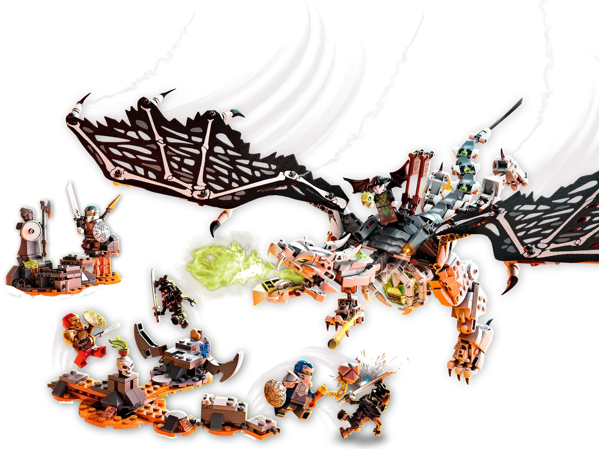 LEGO® NINJAGO 71721 Skull Sorcerers Dragon Building Kit