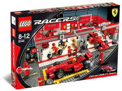 LEGO® Racers 8144-2 Ferrari 248 F1 team (Raikkonen edition) Preowned Building Kit
