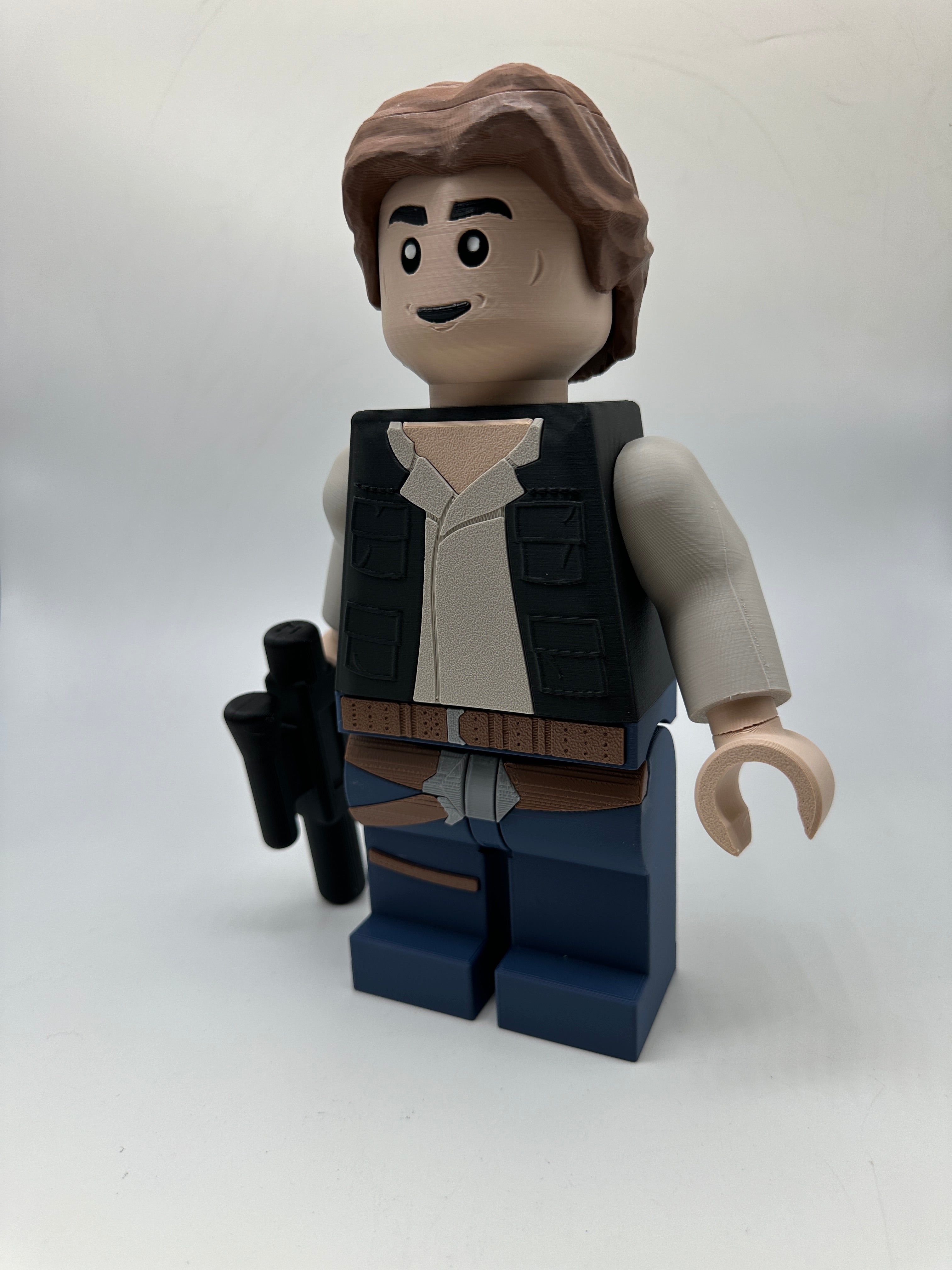 LEGO-inspired Star Wars Han Solo Display Figure Collectible