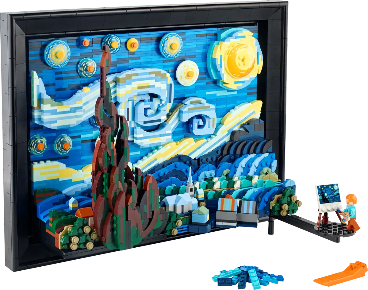 LEGO® Ideas 21333 - The Starry Night (Vincent van Gogh) Preowned Building Kit