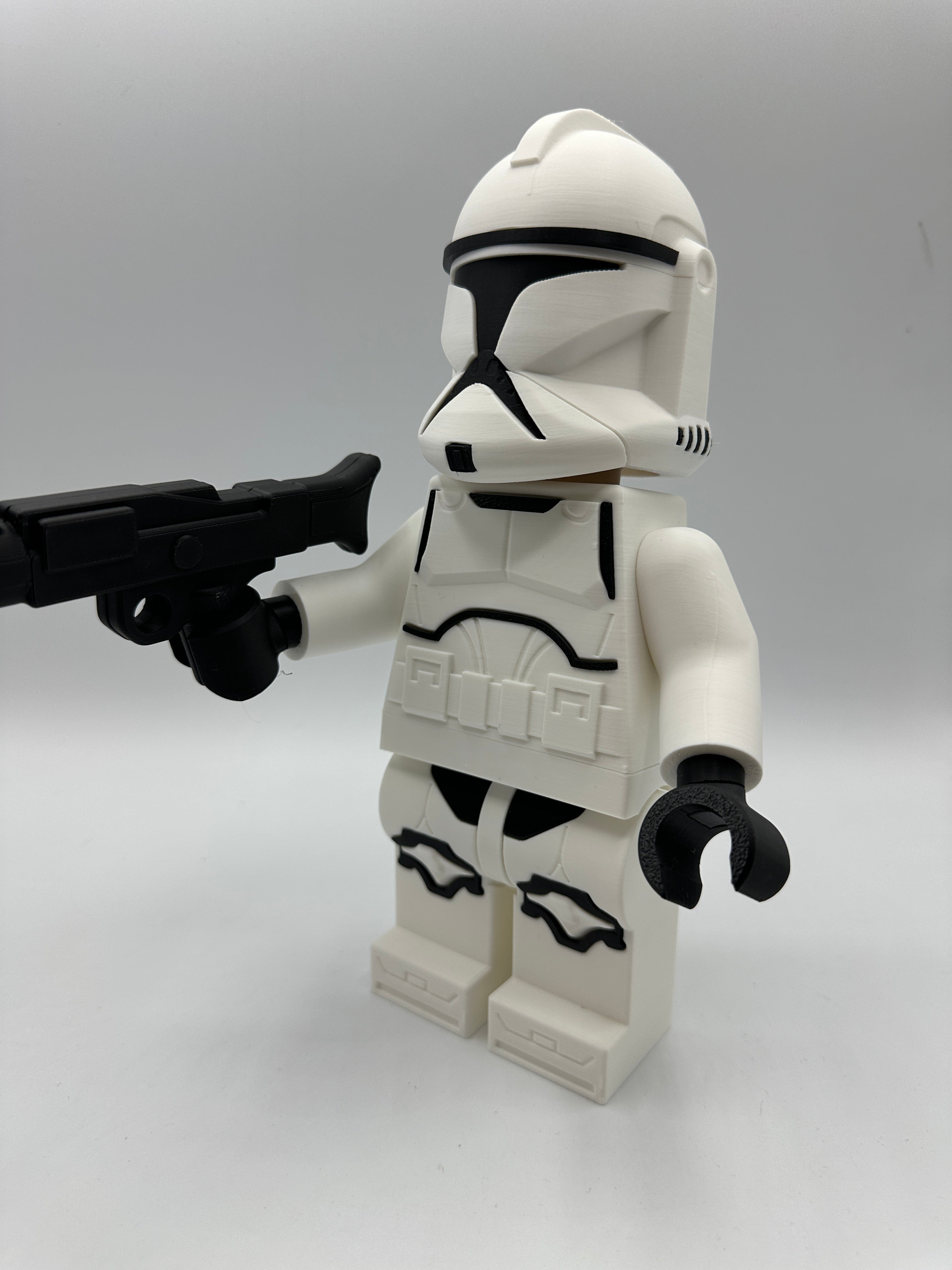 LEGO-inspired Star Wars Clone Trooper - Phase 1 Display Figure Collectible