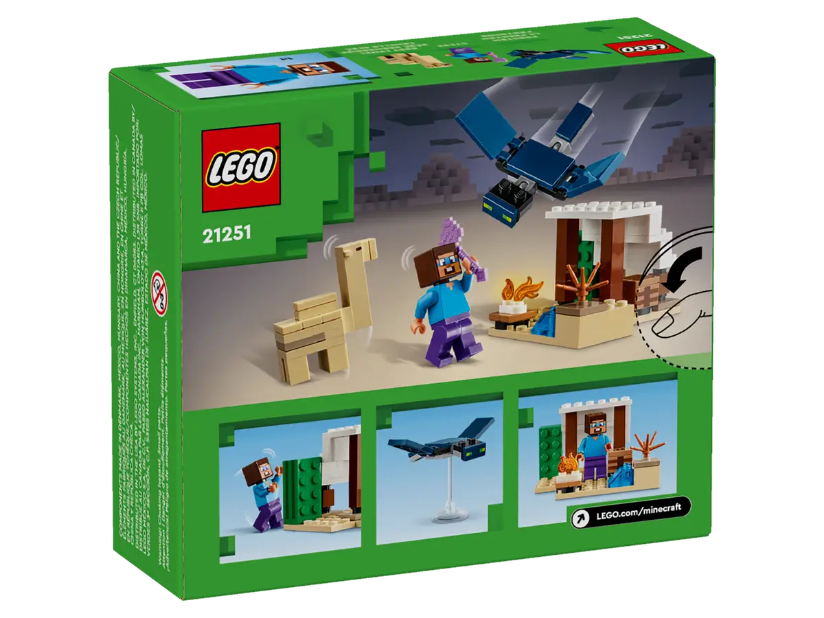 LEGO® Minecraft 21251 Steves Deser Building Kit