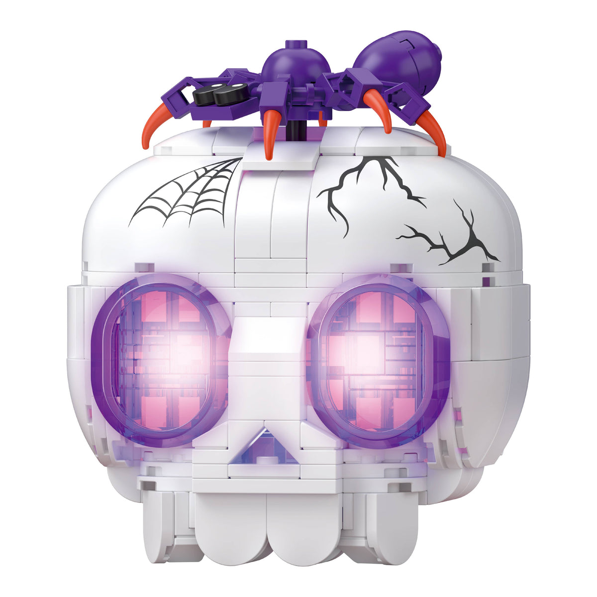 Light Up Skull Halloween Building Set 258pc