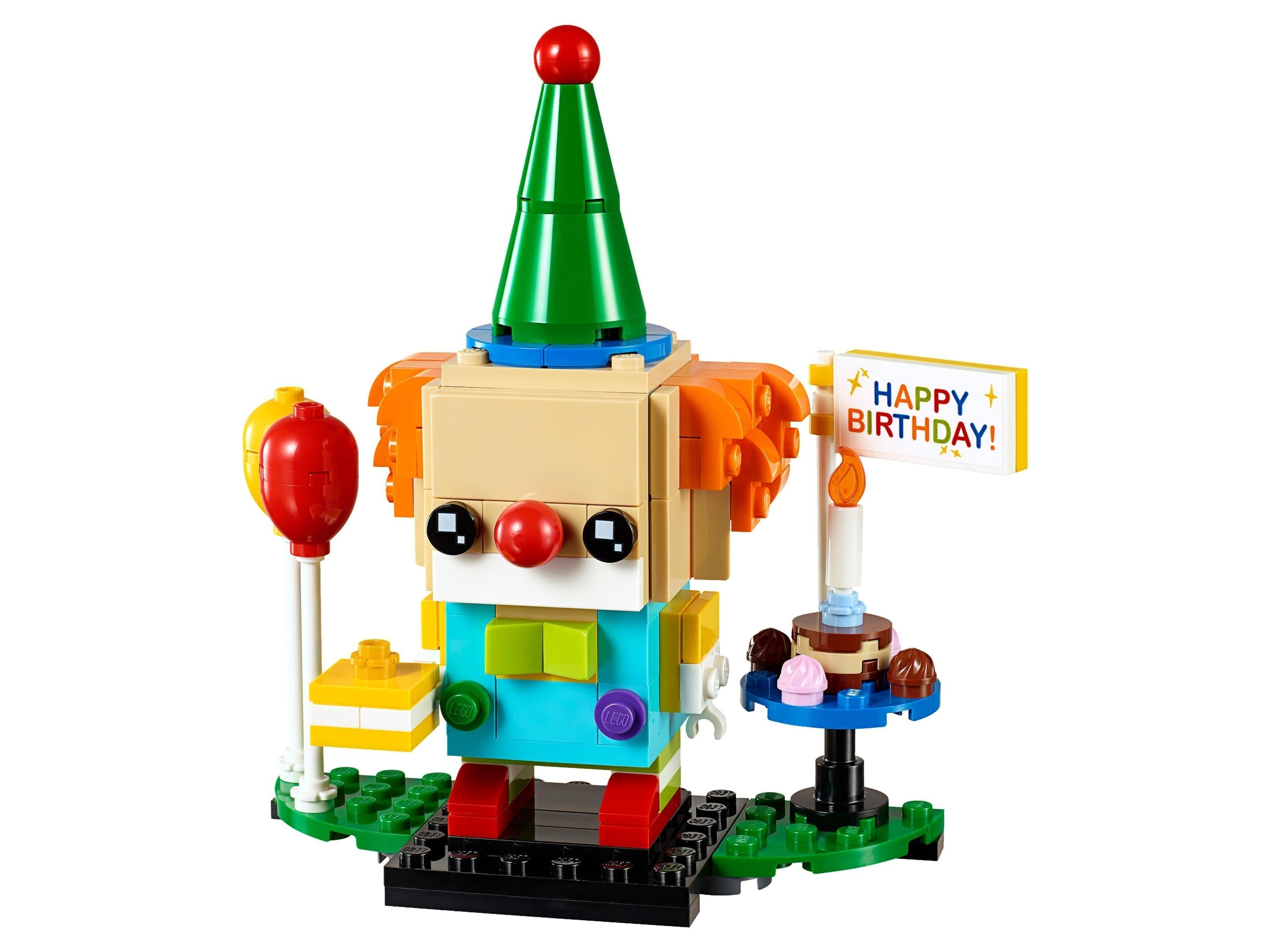 LEGO® Brickheadz 40348 Birthday Clown Building Kit