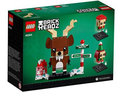LEGO® BrickHeadz 40353 Reindeer, Elf & Elfie Building Kit