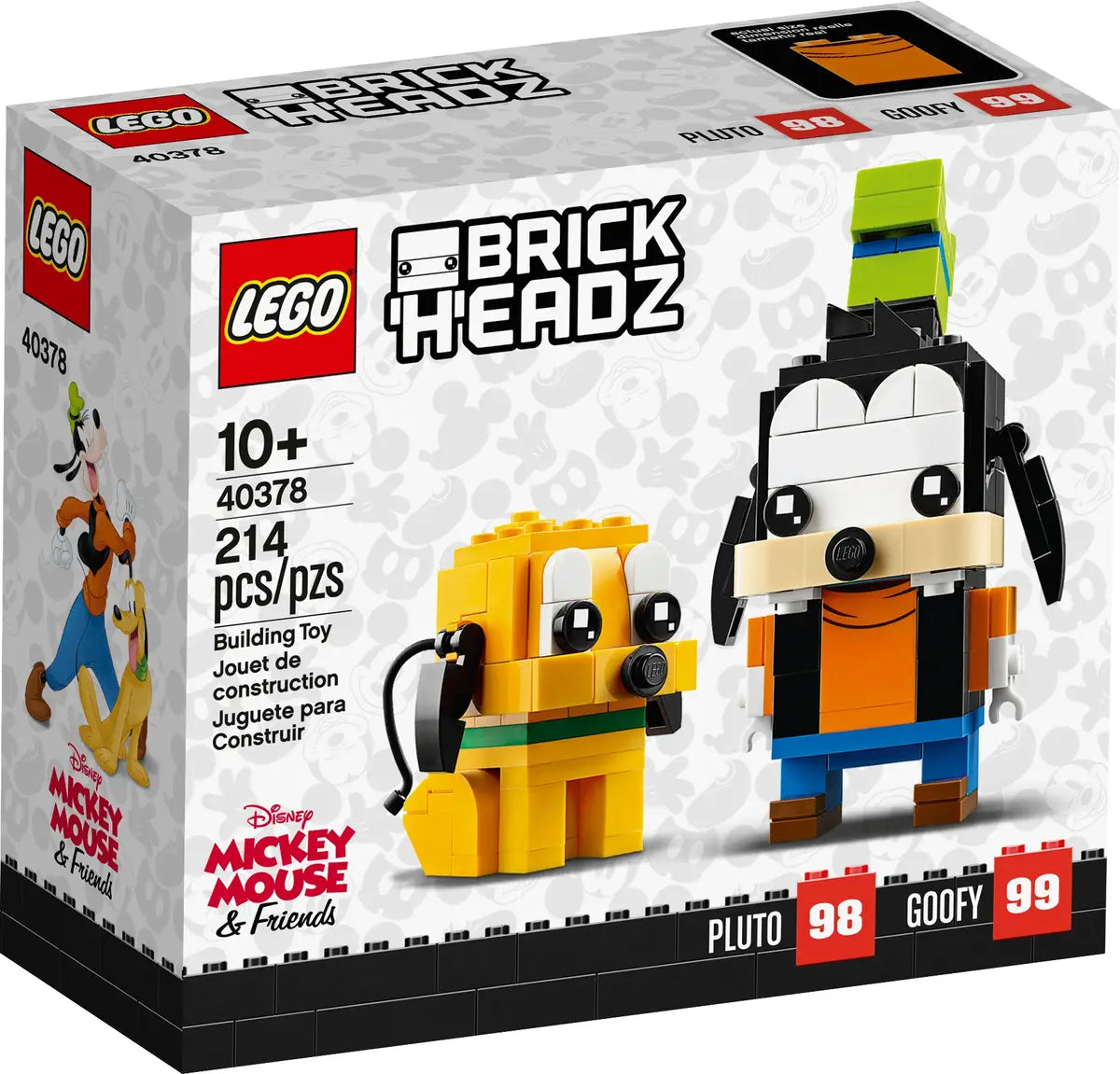 LEGO® BrickHeadz 40378 - Pluto & Goofy Preowned Building Kit