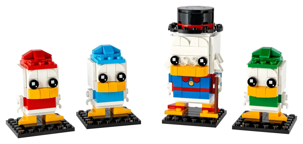 LEGO® BrickHeadz 40477 - Scrooge McDuck, Huey, Dewey & Louie Preowned Building Kit