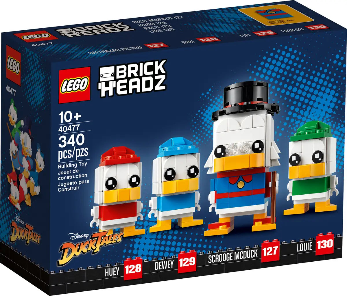 LEGO® BrickHeadz 40477 - Scrooge McDuck, Huey, Dewey & Louie Preowned Building Kit