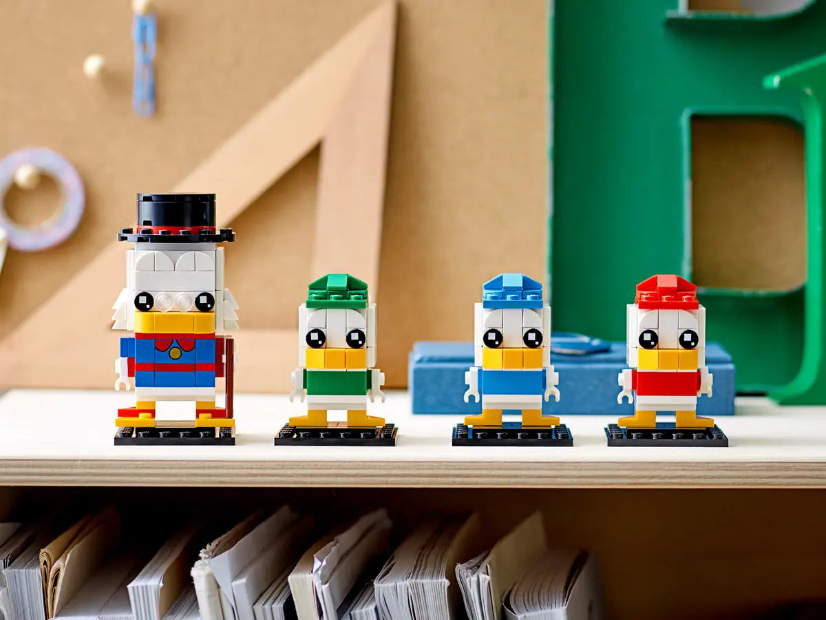 LEGO® BrickHeadz 40477 - Scrooge McDuck, Huey, Dewey & Louie Preowned Building Kit