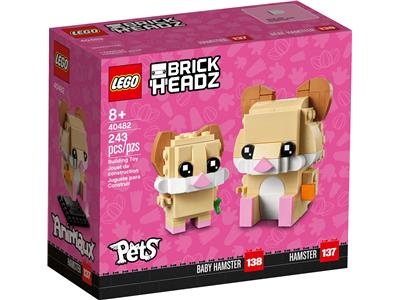 LEGO® Pets 40482 Hamster & Baby Hamster Building Kit