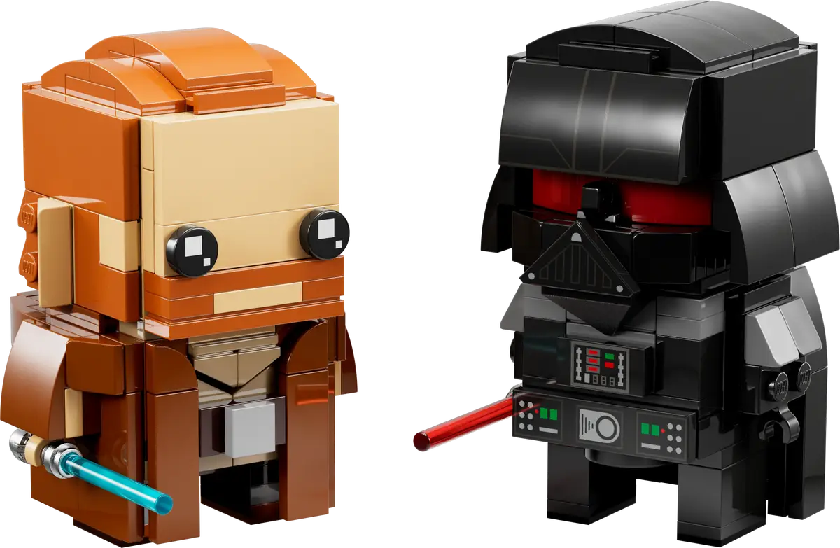 LEGO® BrickHeadz 40547 - Obi-Wan Kenobi & Darth Vader Preowned Building Kit