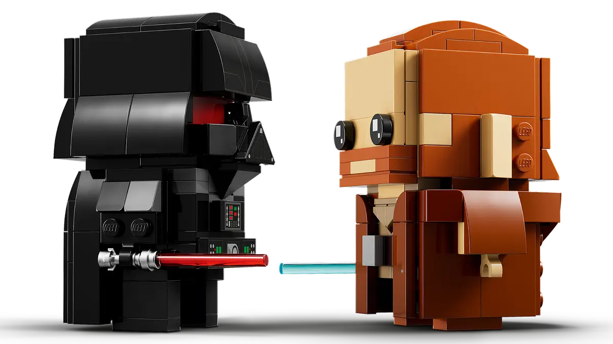 LEGO® BrickHeadz 40547 - Obi-Wan Kenobi & Darth Vader Preowned Building Kit