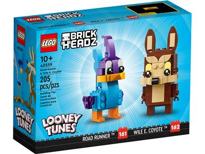 LEGO® BrickHeadz 40559 Road Runner & Wile E. Coyote Building Kit