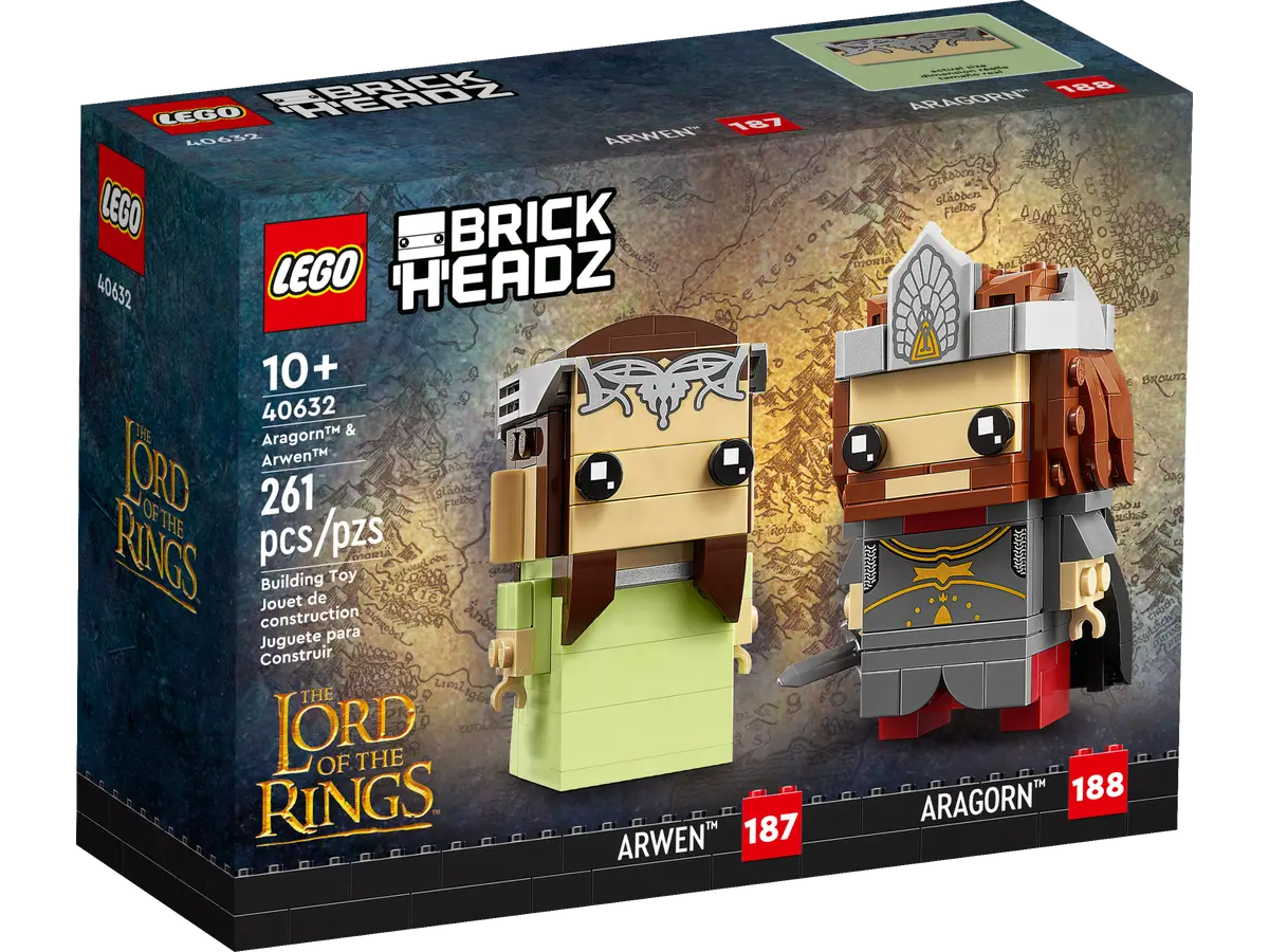 LEGO® BrickHeadz 40632 - Aragorn & Arwen Preowned Building Kit