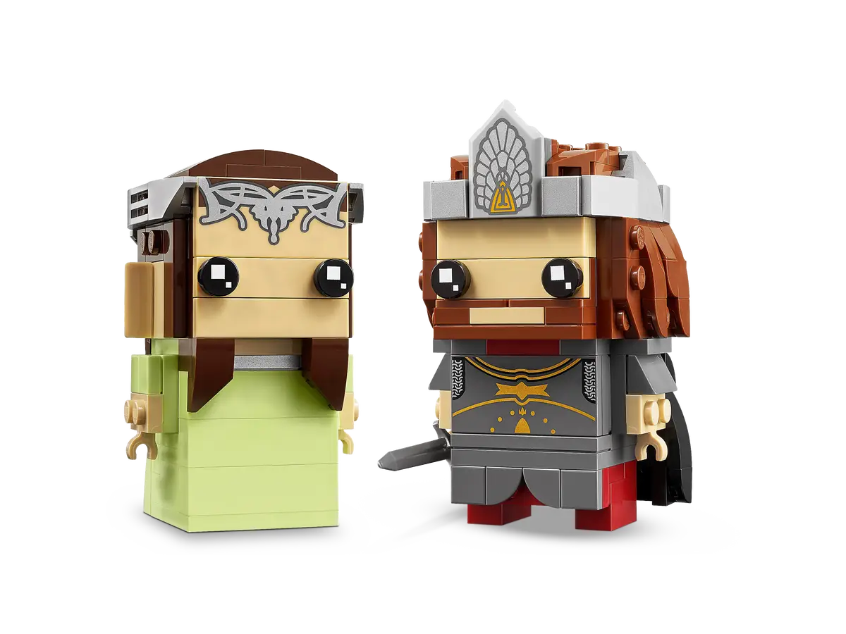 LEGO® BrickHeadz 40632 - Aragorn & Arwen Preowned Building Kit