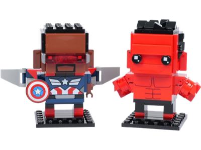 LEGO® BrickHeadz 40668 - Captain America & Red Hulk Preowned Building Kit