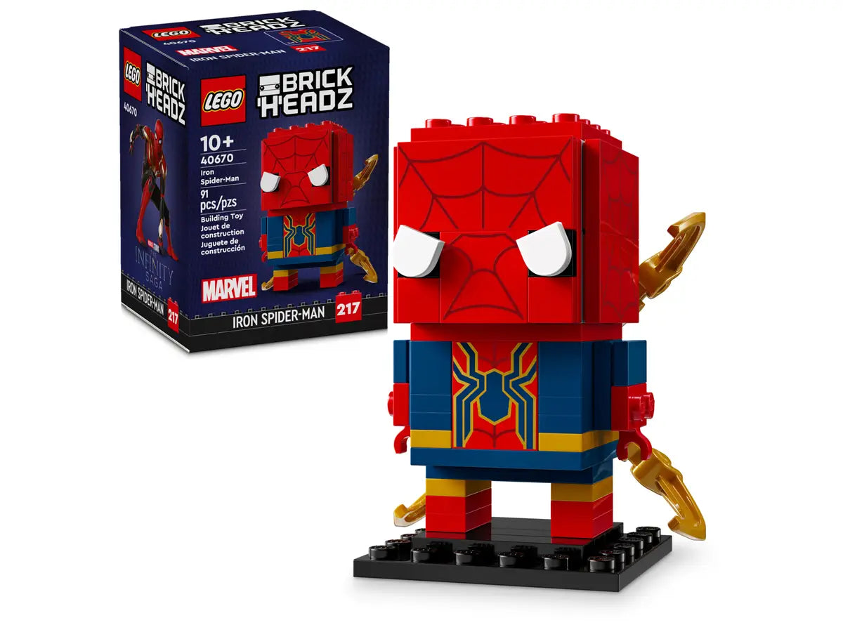 LEGO® BrickHeadz 40670 Iron Spider-Man Building Kit