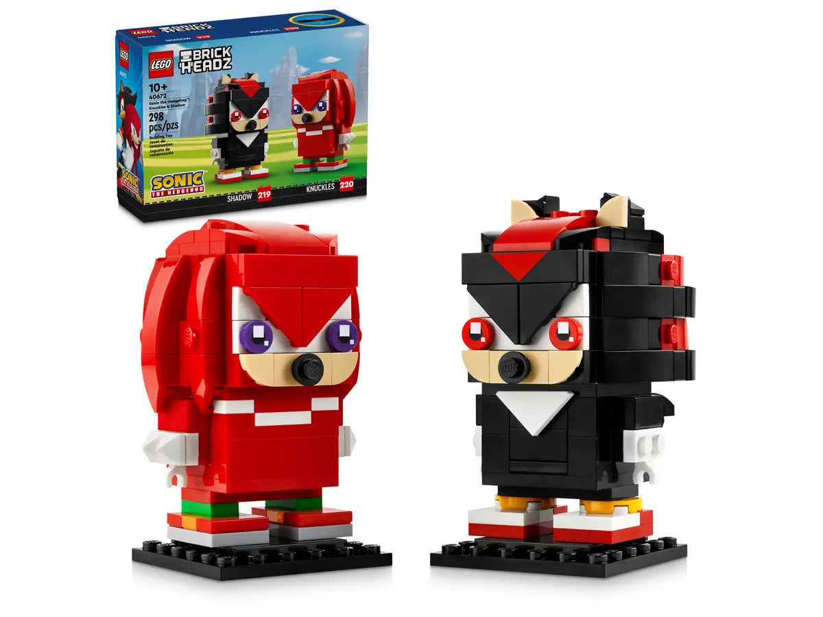 LEGO® BrickHeadz 40672 - Sonic the Hedgehog: Knuckles & Shadow Preowned Building Kit