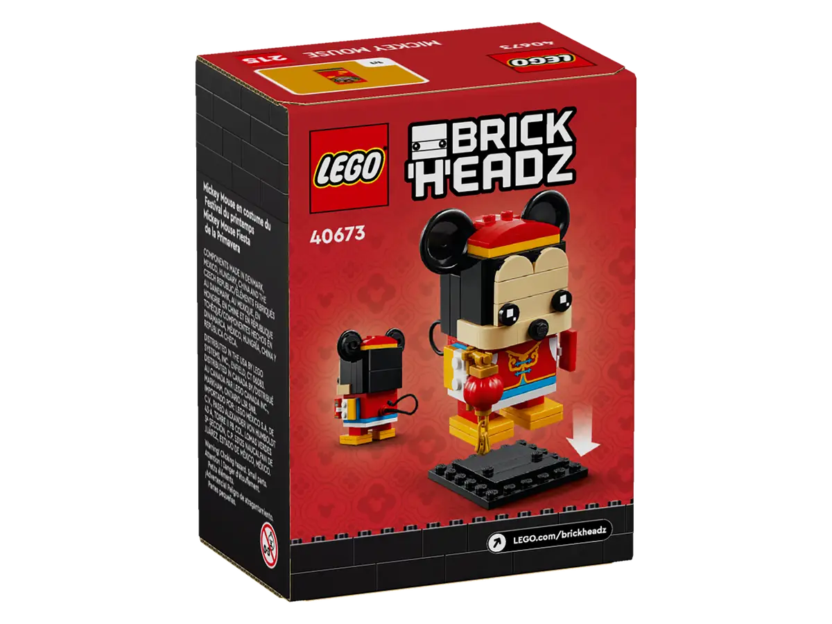 LEGO® BrickHeadz 40673 - Spring Festival Mickey Mouse Preowned Building Kit