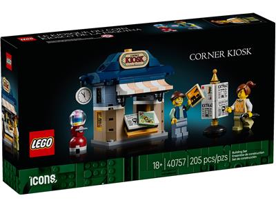 LEGO® Icons 40757 Corner Kiosk Building Kit