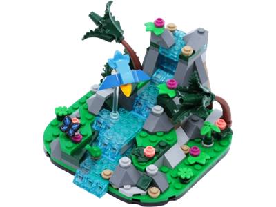 LEGO® Promotional 40782 - Tropical Rainforest Diorama Preowned Building Kit