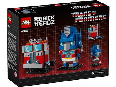 LEGO® BrickHeadz 40803 - Optimus Prime Robot & Vehicle Building Kit