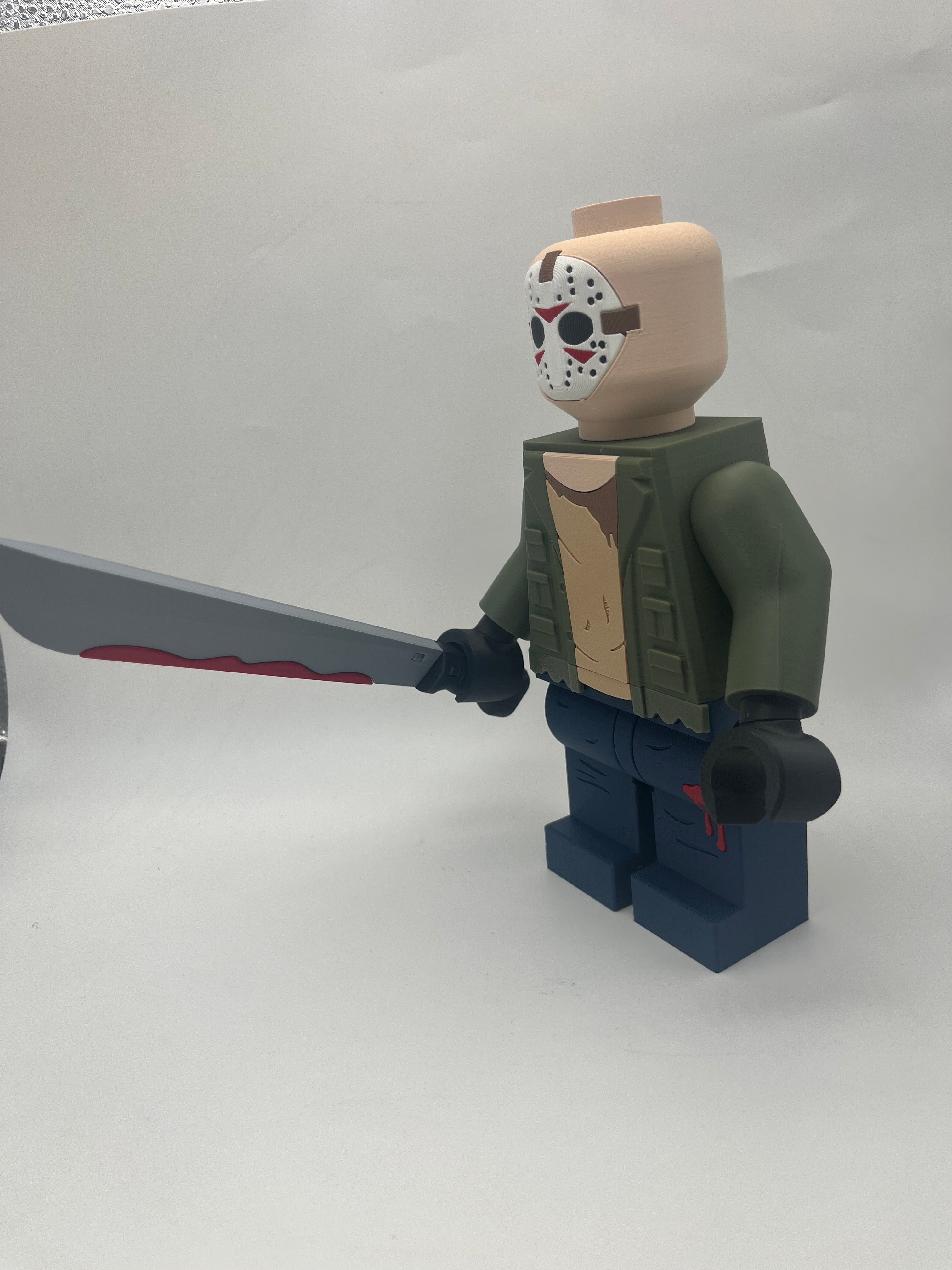 LEGO-inspired Jason Friday the 13th Display Figure Collectible