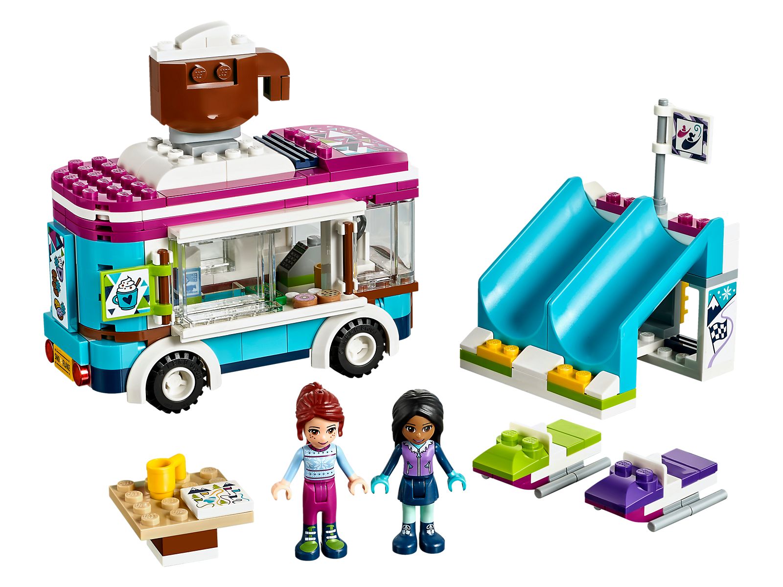 LEGO® Friends 41319 Snow Resort Hot Chocolate Van Building Kit